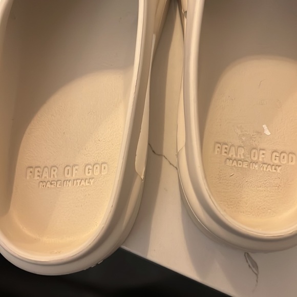 Fear of God The California Slip On Cream Men's Size 45/13 - Picture 8 of 14